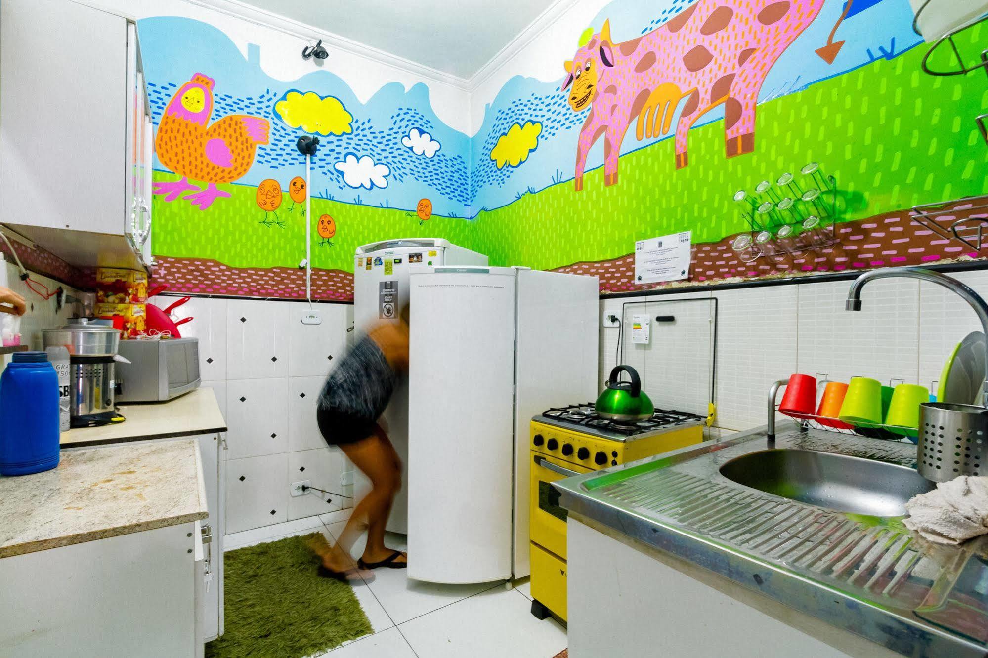 Green Grass Hostel เซาเปาโล ภายนอก รูปภาพ